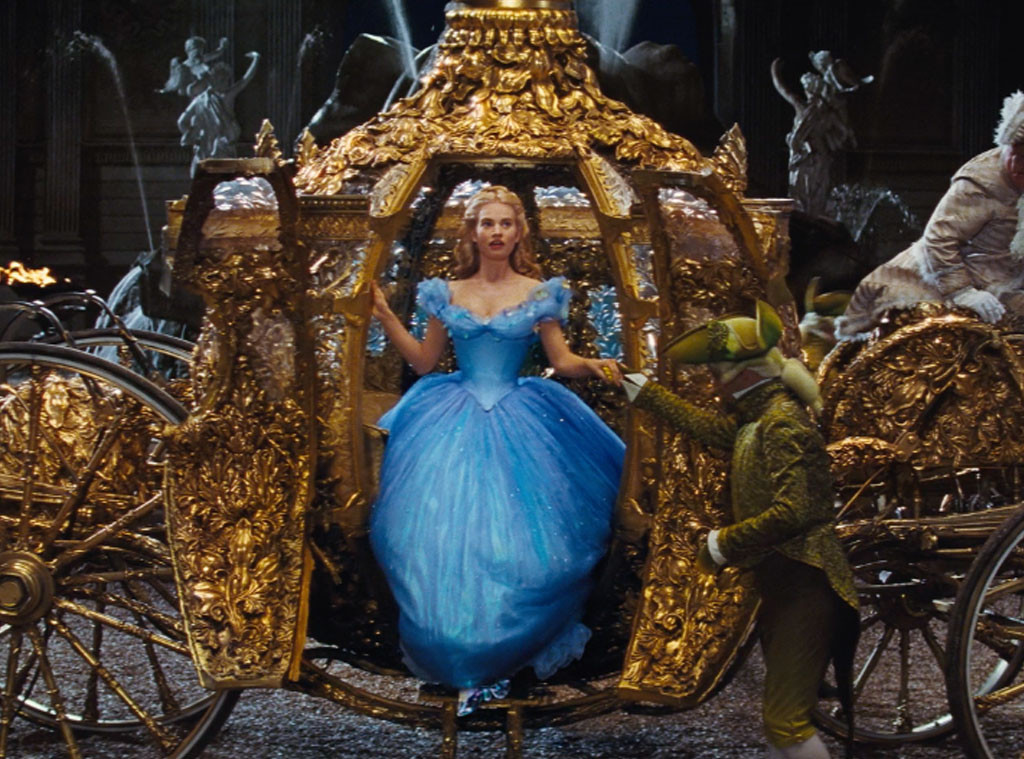 Lily James looks pretty perfect as Cinderella (Photo: Disney)