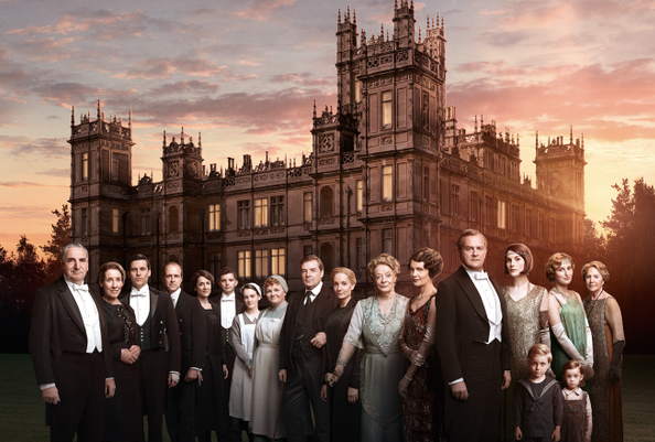 The "Downton Abbey" Season 6 key art has a sunset. Get it? (Photo: Nick Briggs/Carnival Film &amp; Television for MASTERPIECE)