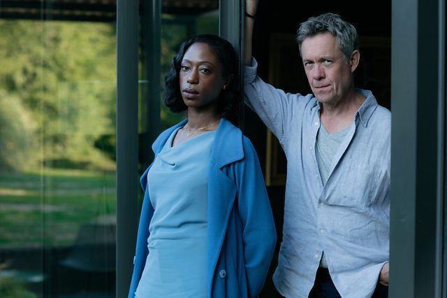 Marsha (Nikki Amuka-Bird), Ted Day (Alex Jennings)(Image Credit: BBC/Mainstreet Pictures Photographer: Mike Hogan)