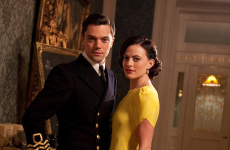 Dominic Cooper and Lara Pulver in "Fleming" (Photo: BBC America/Sky Atlantic)
