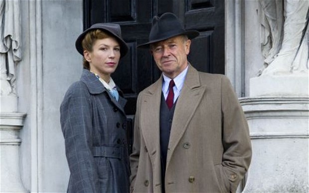 Michael Kitchen and Honeysuckle Weeks are back for three new episodes of Foyle's War. (Photo: Courtesy of Patrick Redmond/Eleventh Hour/ITV for MASTERPIECE)