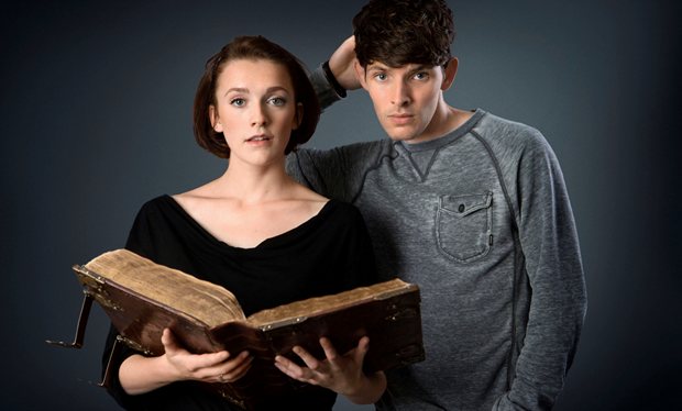 Colin Morgan and Charlotte Ritchie in "Good Omens" (Photo: BBC Radio 4)