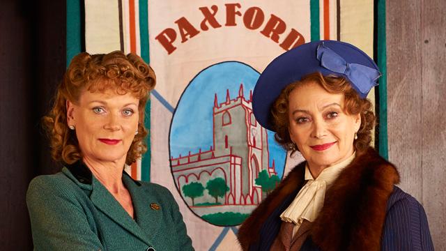 Samantha Bond and Francesca Annis in "Home Fires". (Photo: Courtesy of © ITV Studios for MASTERPIECE)