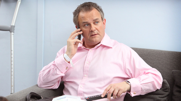 Hugh Bonneville is back as Ian Fletcher in "W1A" (Photo: BBC)