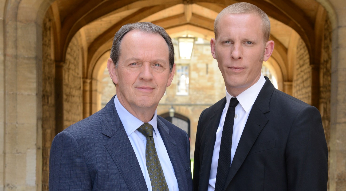 Kevin Whatley and Laurence Fox in "Inspector Lewis" (Photo: Courtesy of (C) ITV Studios for MASTERPIECE)