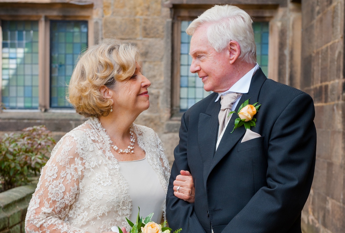 Alan and Celia's big day! (Photo: Courtesy of Ben Blackall/© Anthony and Cleopatra Series Ltd)