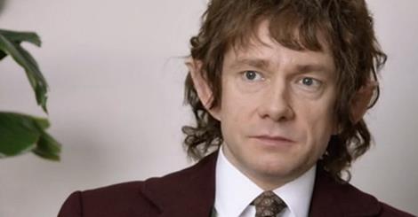 Martin Freeman as Bilbo Baggins on "SNL". (Photo: NBC)