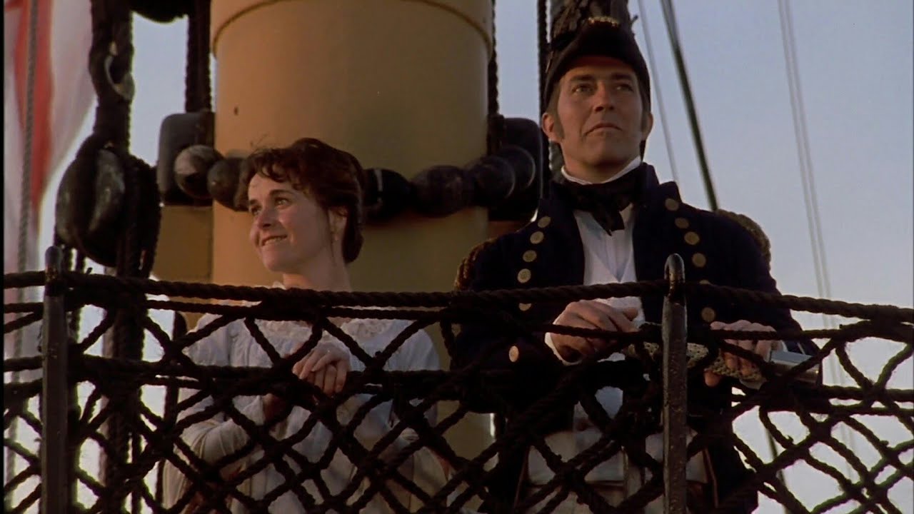 Amanda Root and Ciarán Hinds in the 1995 'Persuasion' 