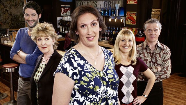 The cast of "Miranda". (Photo: BBC)