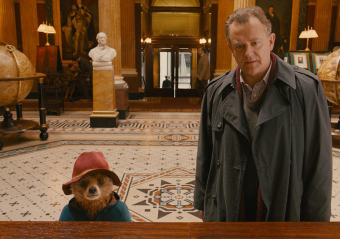 Paddington Bear and his buddy Hugh Bonneville (Photo: Hey Day Films)