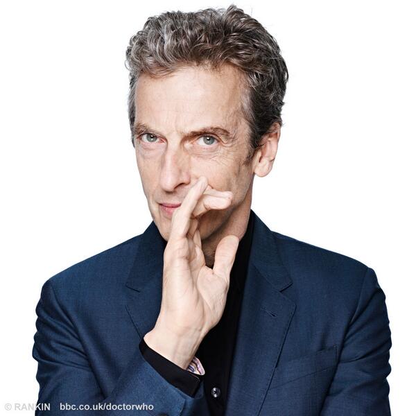 The new Twelve: Peter Capaldi. (Photo via official Doctor Who Twitter)