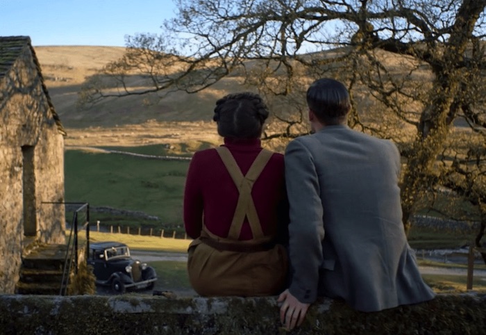 Helen Alderson (Rachel Shenton) and James Herriot (Nicholas Ralph). Credit: Courtesy of Playground Television (UK) Ltd.