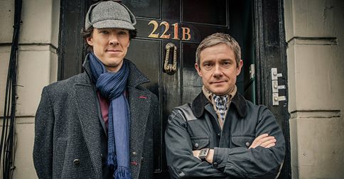 Benedict Cumberbatch and Martin Freeman will return to 221b in 2015! (Photo: BBC)