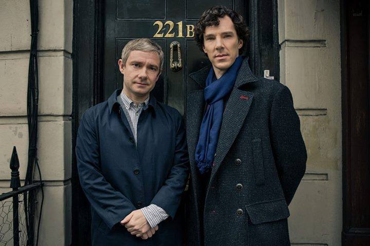 Sherlock and John look to be waiting very patiently for Series 3 (Photo: (Photo: Courtesy of (C)Robert Viglasky/Hartswood Films for MASTERPIECE)