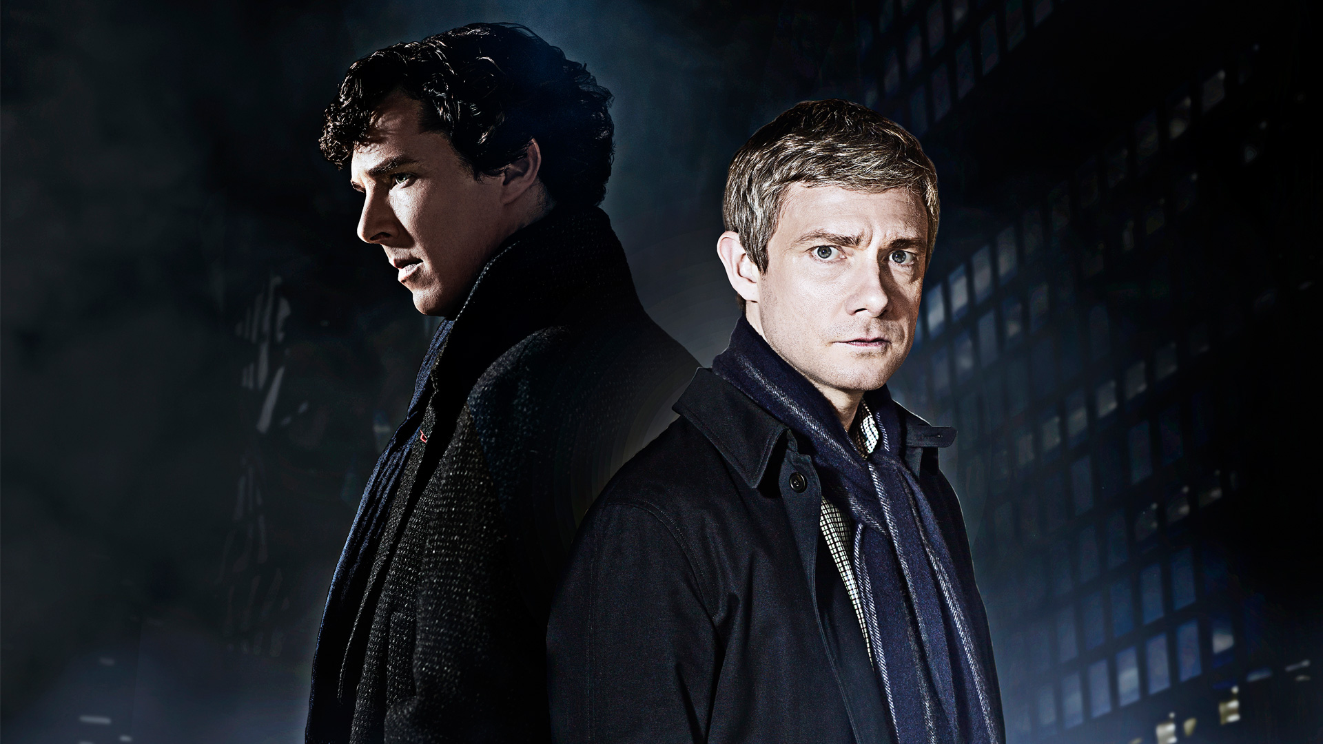 Benedict Cumberbatch and Martin Freeman in "Sherlock" (Photo: Hartswood FIlms for Masterpiece)