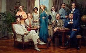 The main cast of 'Hotel Portofino' Season 3 seated in the drawing room