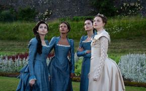 Josie Totah, Alisha Boe, Aubri Ibrag and Kristine Frøseth in "The Buccaneers" Season 2