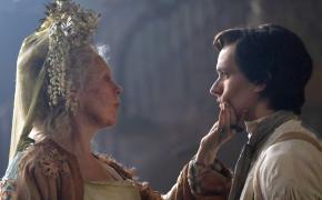 Picture Shows: Olivia Colman as Miss Havisham and Fionn Whitehead as Pip in 'Great Expectations'