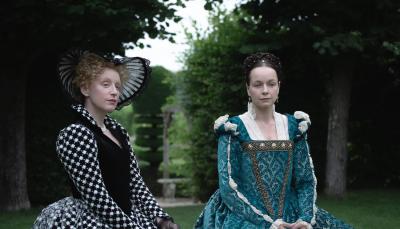 Picture Shows: Rivals Catherine de Medici  (Samantha Morton) and Diane de Poitiers (Ludivine Sagnier) sitting together in the palace gardens