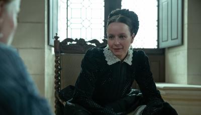 Picture shows: Catherine (Samantha Morton) appeals to Mathilde.