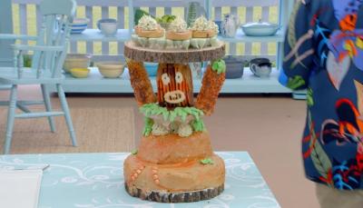Picture shows: Syabira's This is My Home Showstopper from The Great British Baking Show Collection 10's Finale 