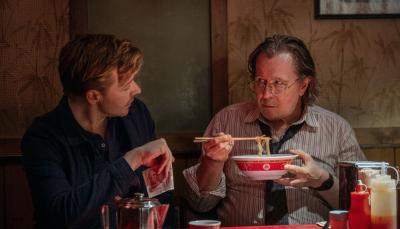 Jack Lowden and Gary Oldman as River Cartwright and Jackson Lamb in 'Slow Horses'