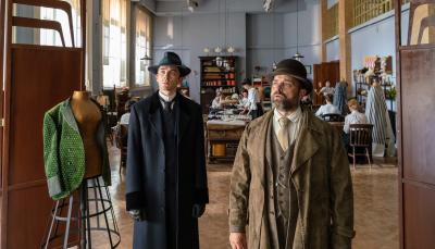 Picture shows: Matthew Beard as Dr. Max Liebermann and Juergen Maurer as Oskar Rheinhardt in 'Vienna Blood' Season 3