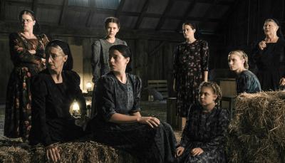 Michelle McLeod stars as Mejal, Sheila McCarthy as Greta, Liv McNeil as Neitje, Jessie Buckley as Mariche, Claire Foy as Salome, Kate Hallett as Autje, Rooney Mara as Ona and Judith Ivey as Agata in WOMEN TALKING 