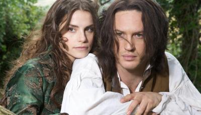 Charlotte Riley and Tom Hardy in "Wuthering Heights" 2009