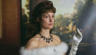 Vicky Krieps as Empress Elisabeth of Austria in 'Corsage'