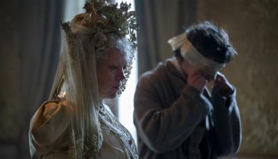 Olivia Colman and Fionna Whitehead in "Great Expectations"