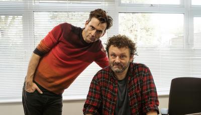 David Tennant and Michael Sheen in "Staged" Season 3