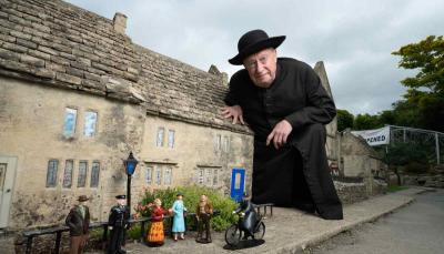Mark Williams as "Father Brown"