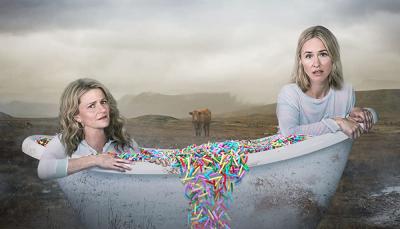 Sarah Goldberg as Sare and Susan Stanley as Suze in 'SisterS' Key Art