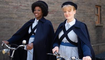 Renee Bailey and Natalie Quarry in "Call the Midwife" Season 13
