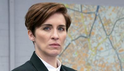 Vicky McClure as DI Kate Fleming stands in front of a map in Line of Duty Season 6