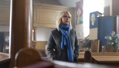 Ashley Jensen as DI Ruth Calder takes over the division in 'Shetland' Season 8