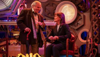 Sylvester McCoy and Sophie Aldred as the Seventh Doctor and Ace in "Tales of the TARDIS"