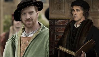 Mark Rylance and Damian Lewis in "Wolf Hall"