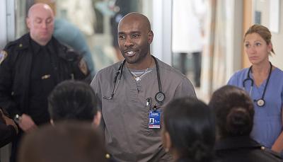 Morris Chestnut as a doctor in Nurse Jackie, will now play Dr. Watson in Watson