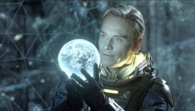 Picture shows: Michael Fassbender as the android David.