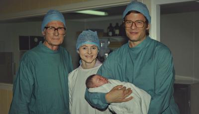 James Norton, Bill Nighy and Thomasin McKenzie in "Joy"