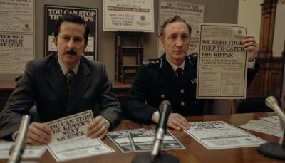 Lee Ingleby and Michael McElhatton in "The Long Shadow"