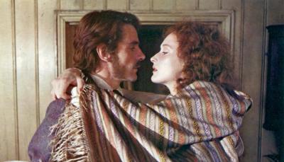 Picture shows: Charles Smithson (Jeremy Irons) and Meryl Streep (Sarah Woodruff) embrace