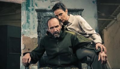 Ralph Fiennes and Indira Varma in "Macbeth"