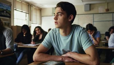 Hero Fiennes Tiffin as Jim in 'First Love'
