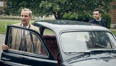 Tom Brittney and Robson Green in "Grantchester" Season 9
