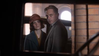 Volker Bruch as Inspector Gereon Rath and Liv Lisa Fries as Charlotte Ritter in 'Babylon Berlin' Season 4