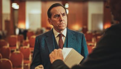 Ben Miller as Professor T in 'Professor T' Season 3