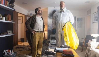 David Mitchell and Greg Davies in 'The Cleaner' Season 1